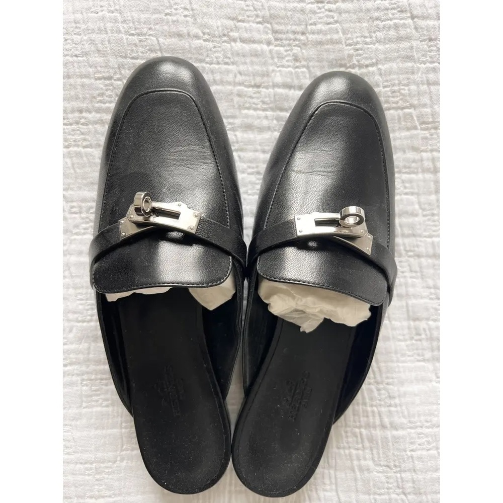 Never Worn: Hermes Oz Mule - EU 38.5 (Kelly Buckle) - Picture 6 of 6